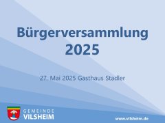 Bürgerversammlung 2025