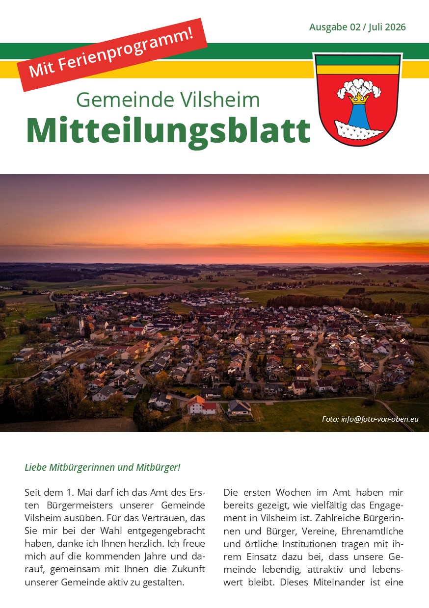 Mitteilungsblatt Juli 2026