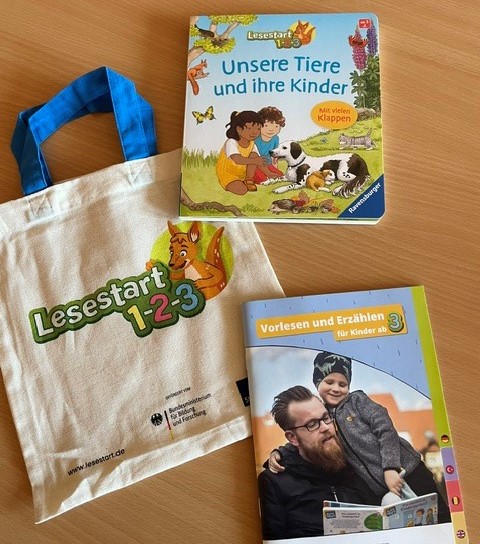 Bücherei Geschenk für Dreijährige